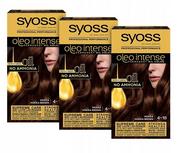 Farby do włosów i szampony koloryzujące - Syoss Oleo Farba do Włosów 4-18 Mokka x3 - miniaturka - grafika 1