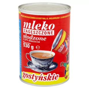 SM Gostyń - Mleko zagęszczone słodzone 8% - Mleko - miniaturka - grafika 1