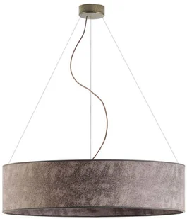 Lampa wisząca do salonu PORTO fi - 80 cm - kolor szary melanż - Lampy sufitowe - miniaturka - grafika 1