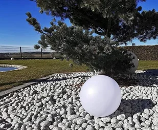 Ballo lampa solarna ogrodowa D25/H60 LED biała - Lampy ogrodowe - miniaturka - grafika 1