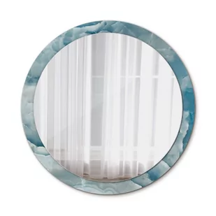 Wiszące Lustro Niebieski marmur onyksowy 100cm - Lustra - miniaturka - grafika 1