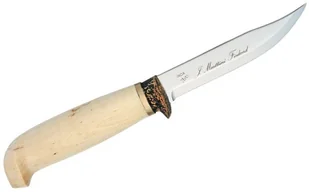 Marttiini Deluxe Lynx Bronze stal nierdzewna/brzoza kędzierzawa*/skóra/osłona na palce 450012 - Noże - miniaturka - grafika 1