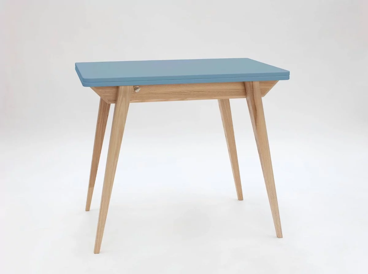 Stół ENVELOPE Rozkładany 90x65cm Delikatny Niebieski