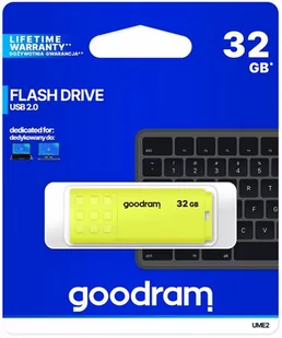 Goodram UME2 32GB żółty (0320Y0R11) - Pendrive - miniaturka - grafika 1