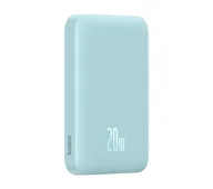 Powerbanki - Baseus P10059002313-00 Magnetic Mini Air 6000mAh 20W Niebieski - miniaturka - grafika 1