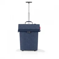 Torby i wózki na zakupy - Wózek trolley m, herringbone dark blue RNT4113 - miniaturka - grafika 1