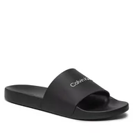 Klapki i japonki damskie - Calvin Klein Klapki JEANS - Pool Slide HM0HM00455 Ck Black BEH - miniaturka - grafika 1