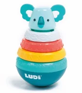 Zabawki sensoryczne - LUDI Piramidka KOALA Wańka Wstańka Zabawka dla niemowląt - miniaturka - grafika 1