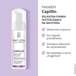 Nepentes Iwostin capillin pianka oczyszczająca 165 ml - Pianki do mycia twarzy - miniaturka - grafika 1