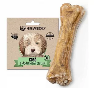 PAKA ZWIERZAKA Paka Zwierzaka Kość z Dodatkiem Strusia XL Przysmak Dla Psa 115 g - Przysmaki dla psów - miniaturka - grafika 1