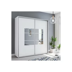 Szafa Przesuwna 100 A2 Skąpski Meble Grafit, Craft Złoty, 215 cm - Szafy - miniaturka - grafika 1