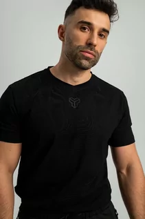Koszulki sportowe męskie - STRIX Koszulka Aster II Black S - grafika 1
