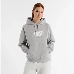 Bluza damska New Balance Fleece Hoodie athletic grey - Bluzy damskie Bluza damska New Balance Fleece Hoodie athletic grey - Bluzy damskie - miniaturka - grafika 1