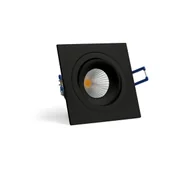 Oprawy, klosze i abażury - OXYLED Lampa wpuszczana MODI SQ SLIM 6W 36 4000K czarna 459659 - miniaturka - grafika 1