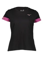 Koszulki i topy damskie - Mizuno Koszulka w kolorze czarno-różowym - miniaturka - grafika 1