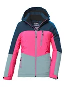 Kurtki i płaszcze dla dziewczynek - Killtec Kurtka funkcyjna w kolorze granatowo-różowym - miniaturka - grafika 1