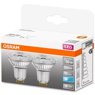 Żarówki LED - Osram reflektor LED GU10 4,3W PAR16 840 36° 2 szt. - miniaturka - grafika 1