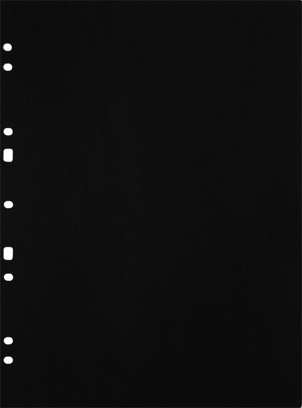 Focus Carton Refillsheets for ringbinder A4 Black 30-pack