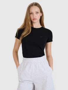 4F T-shirt slim gładki damski (2-pack) - czarny L - Koszulki i topy damskie 4F T-shirt slim gładki damski (2-pack) - czarny L - Koszulki i topy damskie - miniaturka - grafika 1