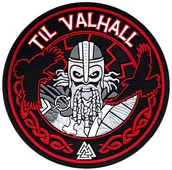 Odzież taktyczna i umundurowanie - Naszywka M-Tac Til Valhall PVC Black/Red (51142332) - miniaturka - grafika 1