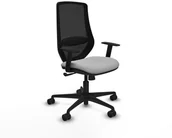 Fotele i krzesła biurowe - Krzesło Biurowe Piqueras y Crespo D036N0W Jasnoszary - miniaturka - grafika 1