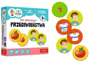 GRA Przeciwieństwa /ABC Malucha /Rodz.Trefl..02908 - Zabawki interaktywne dla dzieci - miniaturka - grafika 1
