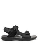 Sandały męskie - Geox Sandały U Spherica Ec5 U55ELB 000EK C9999 Czarny - miniaturka - grafika 1