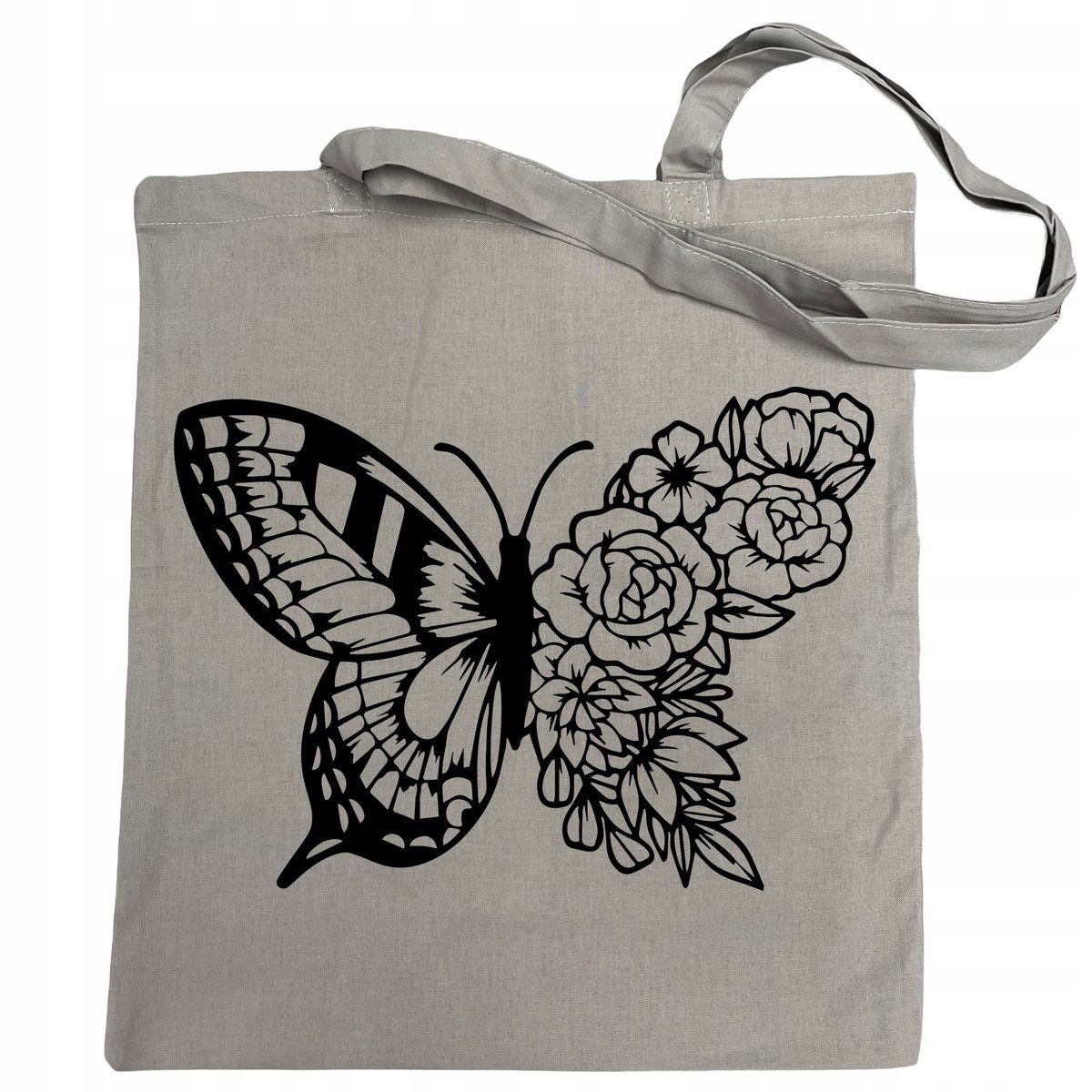 Torba na Zakupy Motyl Kwiaty Piękna