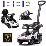 Chodziki - JEŹDZIK 3W1 PCHACZ AUTKO SAMOCHODZIK LAMBORGHINI PREZENT ROCZEK DZIECI - miniaturka - grafika 1