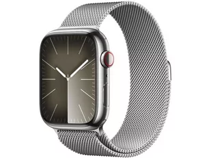 Apple Watch Series 9 GPS + Cellular 45mm Stal Srebrny - Smartwatch - miniaturka - grafika 1