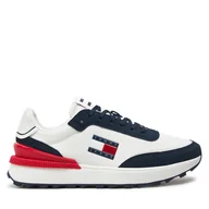 Sneakersy męskie - Sneakersy Tommy Jeans Tjm Technical Runner EM0EM01265 Granatowy - miniaturka - grafika 1