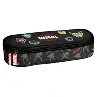 Piórniki - Piórnik szkolny saszetka czarna Avengers, Paso - miniaturka - grafika 1