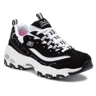Sneakersy damskie - SKECHERS Sneakersy D'lites Biggest Fan 11930/BKW Black/White - miniaturka - grafika 1