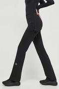 Spodnie damskie - adidas by Stella McCartney spodnie treningowe kolor czarny gładkie - miniaturka - grafika 1