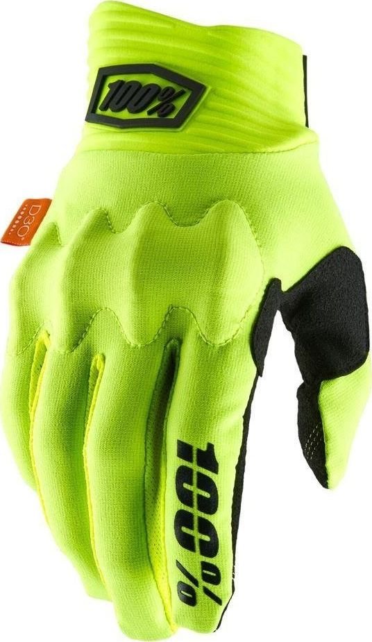 100% Rękawiczki 100% COGNITO Glove yellow black roz. L długość dłoni 193-200 mm NEW