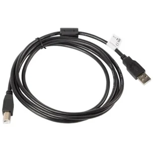 LANBERG LANBERG Kabel USB 2.0 AM-BM 1.8M Ferryt czarny (CA-USBA-11CC-0018-BK) - Kable USB - miniaturka - grafika 1
