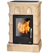 Piece wolnostojące - ABX Piec kaflowy Britania kaflowy cokół - Tabac - miniaturka - grafika 1