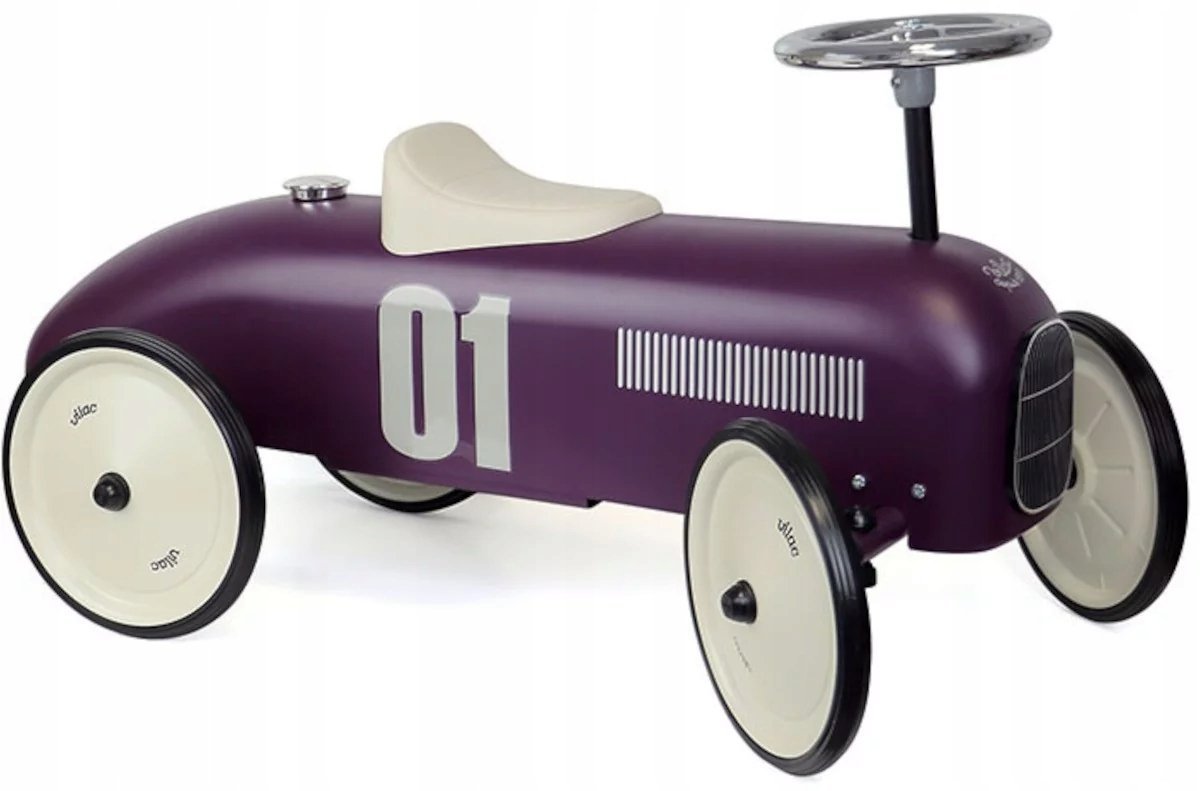 Jeździk metalowy vintage Aubergine matowe wykończenie +18m