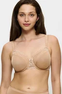 Biustonosze - Biustonosz Triumph Ladyform Soft Minimizer beżowy 75F - miniaturka - grafika 1