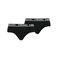 Majtki męskie - HEAD MAJTKI MĘSKIE SLIPY BRIEF 2P BLACK 100001753 002 L - miniaturka - grafika 1