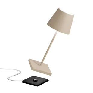 Zafferano Poldina mini lampa stołowa IP65 piaskowa - Lampy stojące - miniaturka - grafika 2