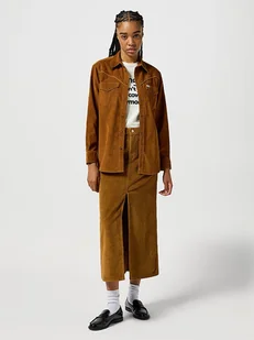 Wrangler Koszula w kolorze jasnobrązowym - Bluzki damskie - miniaturka - grafika 1