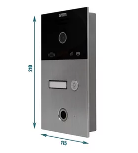 Wideodomofon 2 przewodowy 5TECH TWIN monitor 7" VIRGO ONE(B)/82253 Odcisk palca - Wideodomofony - miniaturka - grafika 2