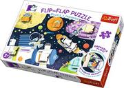 Puzzle - Trefl Flip-Flap Puzzle z okienkiem 36 Kosmos - miniaturka - grafika 1