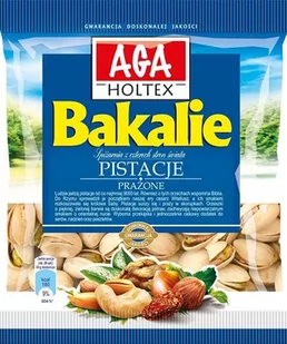 AGA HOLTEX Pistacje prażone solone 60g - Chipsy - miniaturka - grafika 1