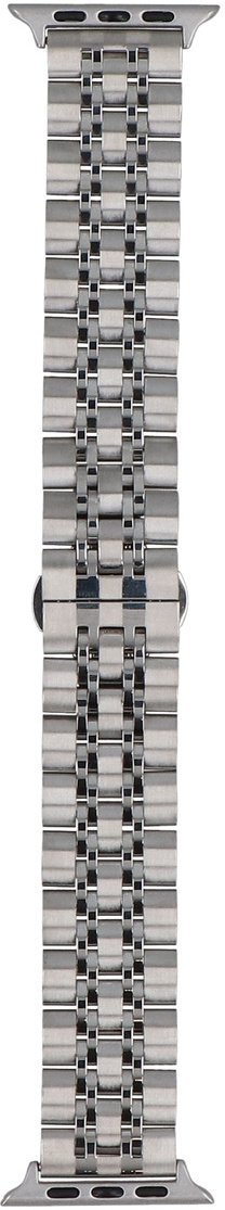 GlacierX Nowa bransoleta do smartwatcha GlacierX Multi-Link Bracelet Silver do Apple Watch 42/44/45/49mm Srebrna