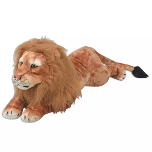 Pluszowy lew XXL brązowy - Maskotki i pluszaki - miniaturka - grafika 1