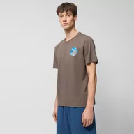 Koszulki sportowe męskie - Męski t-shirt z nadrukiem Outhorn OTHWSS24TTSHM1502 - brązowy - miniaturka - grafika 1