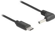 Kable USB - DeLOCK USB Type-C Power Cable to DC 3.5 x 1.35 mm male angled 1.5 m, 1.5 m, USB C, 3.5 x 1.35 mm, 5 V, 1 A - miniaturka - grafika 1