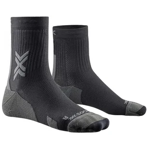 X-SOCKS Skarpety biegowe RUN DISCOVER CREW black/charcoal - Skarpetki sportowe męskie - miniaturka - grafika 1